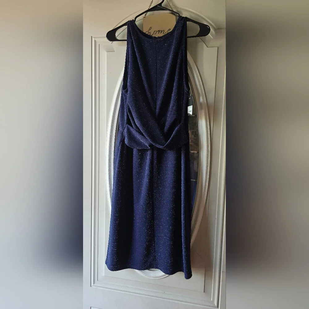 Free Press Navy Backless Dress - Picture 1 of 3